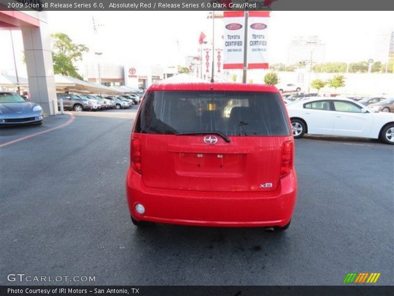 Absolutely Red / Release Series 6.0 Dark Gray/Red 2009 Scion xB Release Series 6.0