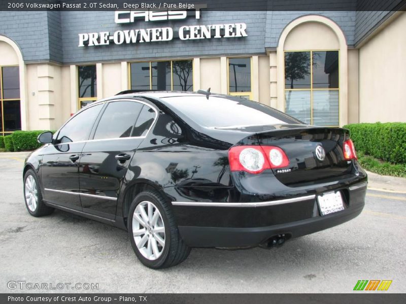 Deep Black / Pure Beige 2006 Volkswagen Passat 2.0T Sedan