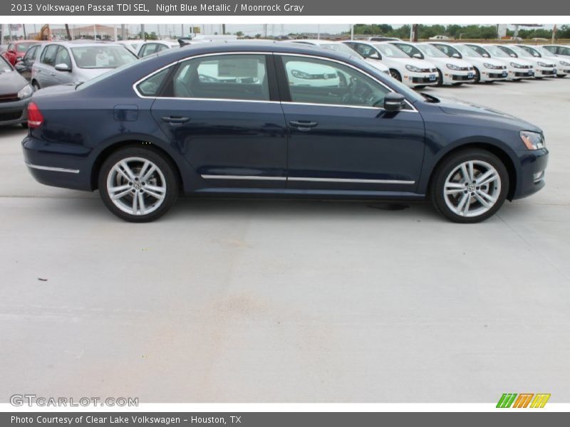 Night Blue Metallic / Moonrock Gray 2013 Volkswagen Passat TDI SEL