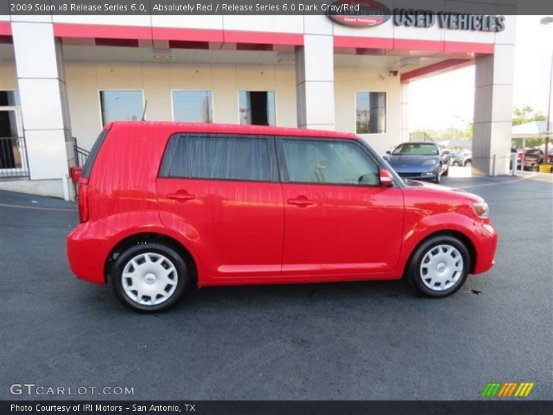 Absolutely Red / Release Series 6.0 Dark Gray/Red 2009 Scion xB Release Series 6.0