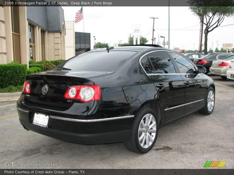 Deep Black / Pure Beige 2006 Volkswagen Passat 2.0T Sedan