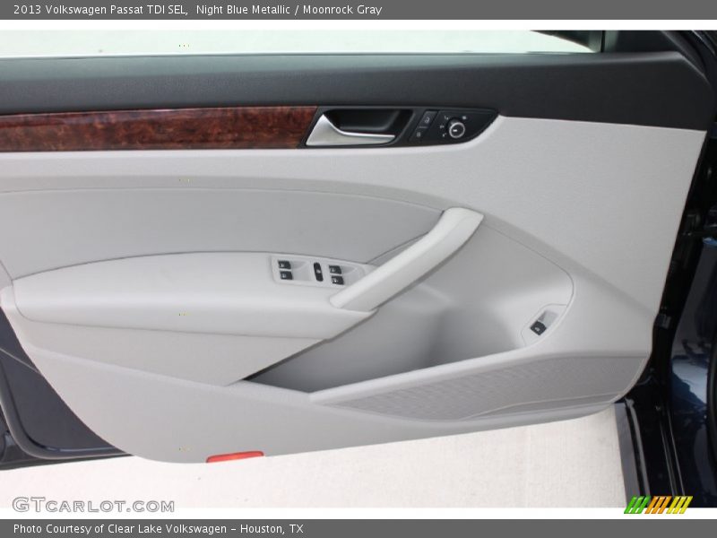 Night Blue Metallic / Moonrock Gray 2013 Volkswagen Passat TDI SEL