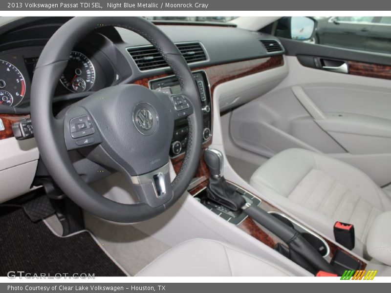 Night Blue Metallic / Moonrock Gray 2013 Volkswagen Passat TDI SEL