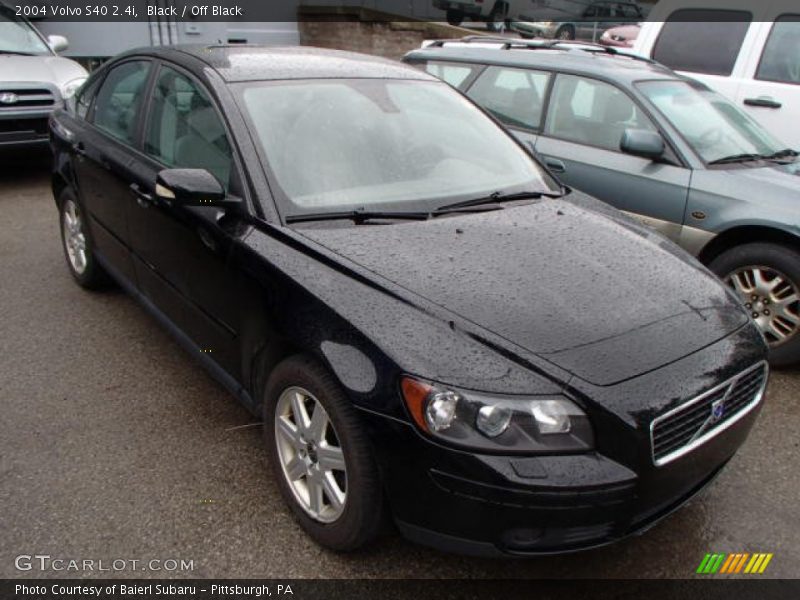Black / Off Black 2004 Volvo S40 2.4i