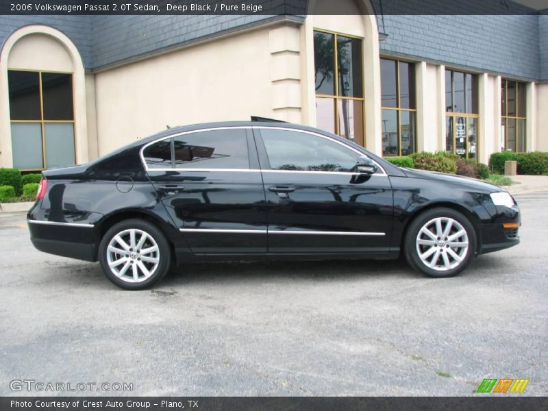 Deep Black / Pure Beige 2006 Volkswagen Passat 2.0T Sedan