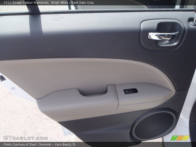 Bright White / Dark Slate Gray 2011 Dodge Caliber Mainstreet