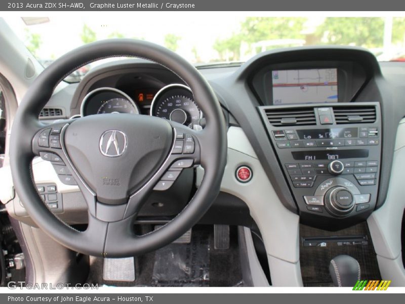 Graphite Luster Metallic / Graystone 2013 Acura ZDX SH-AWD