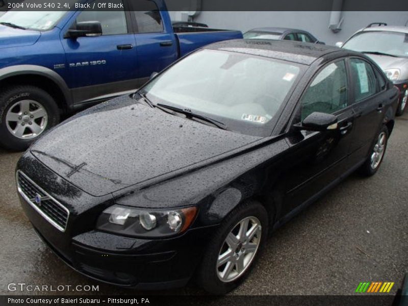 Black / Off Black 2004 Volvo S40 2.4i