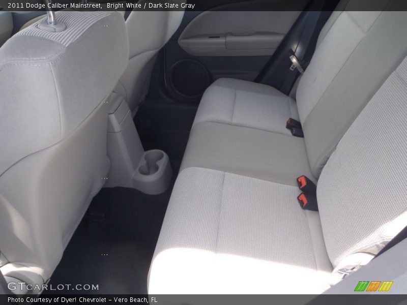 Bright White / Dark Slate Gray 2011 Dodge Caliber Mainstreet