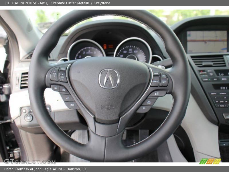 Graphite Luster Metallic / Graystone 2013 Acura ZDX SH-AWD