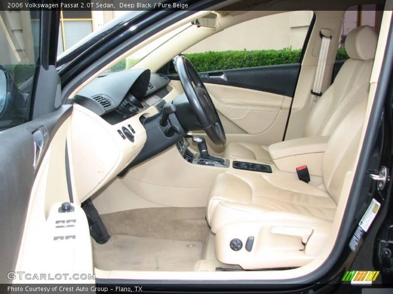 Deep Black / Pure Beige 2006 Volkswagen Passat 2.0T Sedan