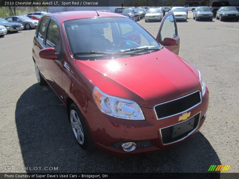 Sport Red / Charcoal 2010 Chevrolet Aveo Aveo5 LT