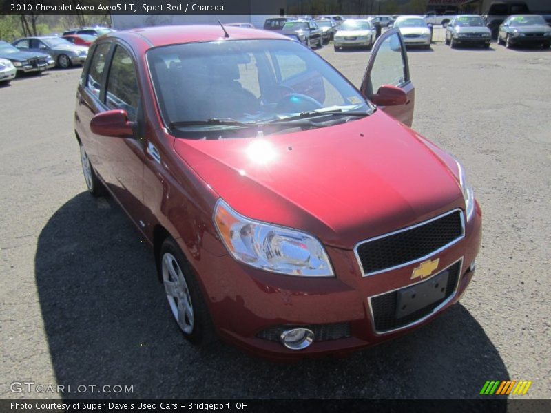 Sport Red / Charcoal 2010 Chevrolet Aveo Aveo5 LT