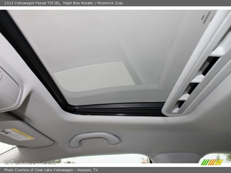 Night Blue Metallic / Moonrock Gray 2013 Volkswagen Passat TDI SEL