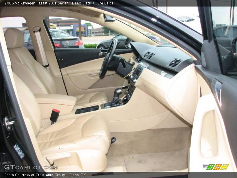 Deep Black / Pure Beige 2006 Volkswagen Passat 2.0T Sedan