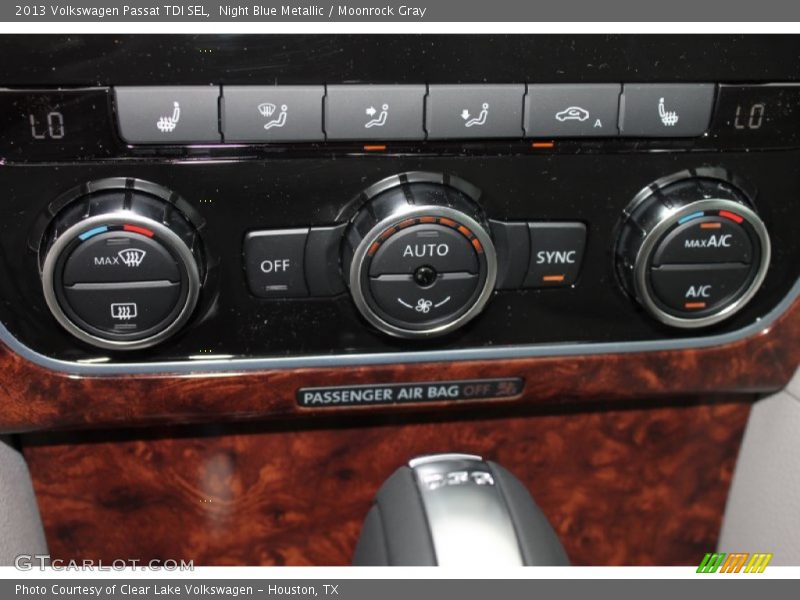Night Blue Metallic / Moonrock Gray 2013 Volkswagen Passat TDI SEL