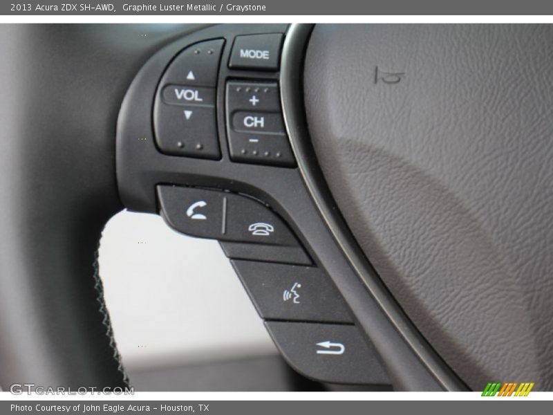 Graphite Luster Metallic / Graystone 2013 Acura ZDX SH-AWD
