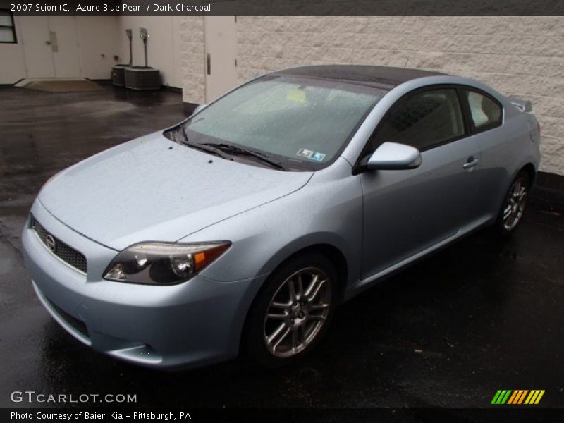 Azure Blue Pearl / Dark Charcoal 2007 Scion tC