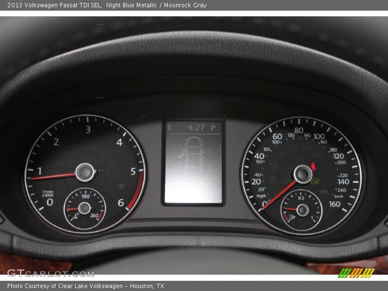 Night Blue Metallic / Moonrock Gray 2013 Volkswagen Passat TDI SEL
