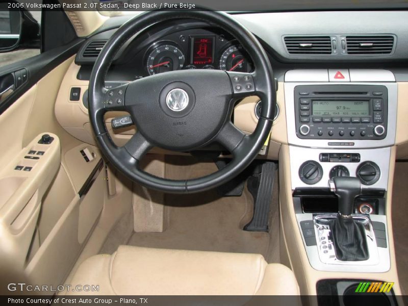 Deep Black / Pure Beige 2006 Volkswagen Passat 2.0T Sedan