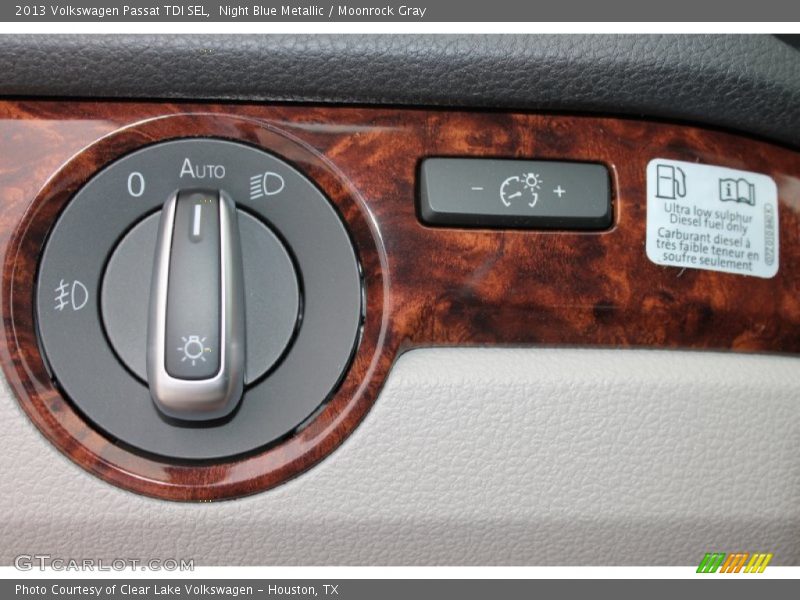 Night Blue Metallic / Moonrock Gray 2013 Volkswagen Passat TDI SEL