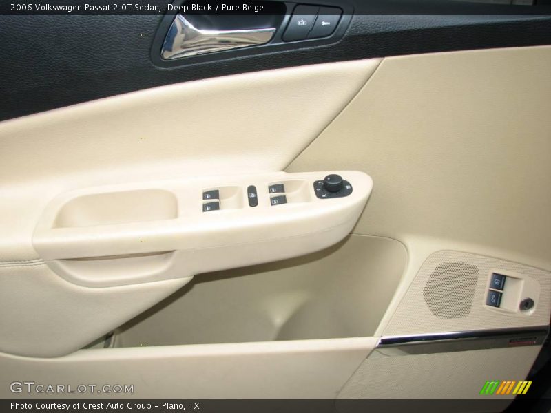 Deep Black / Pure Beige 2006 Volkswagen Passat 2.0T Sedan