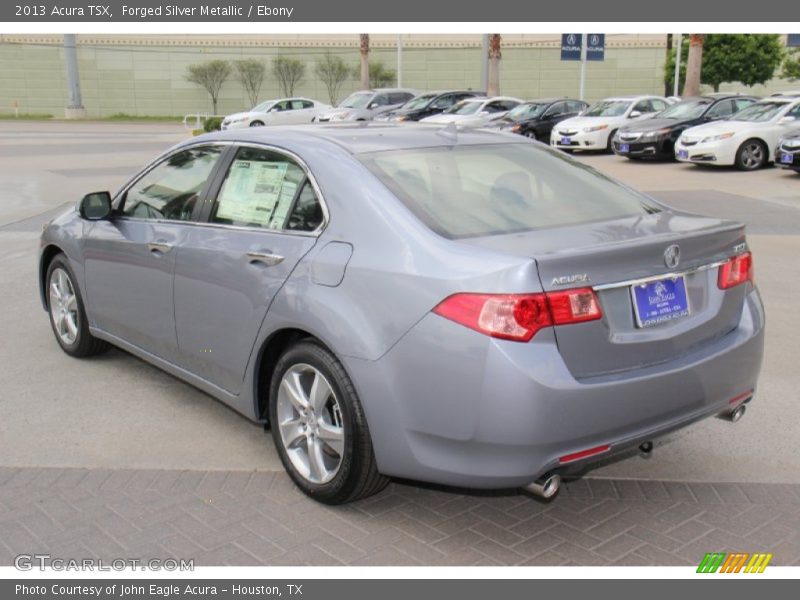 Forged Silver Metallic / Ebony 2013 Acura TSX
