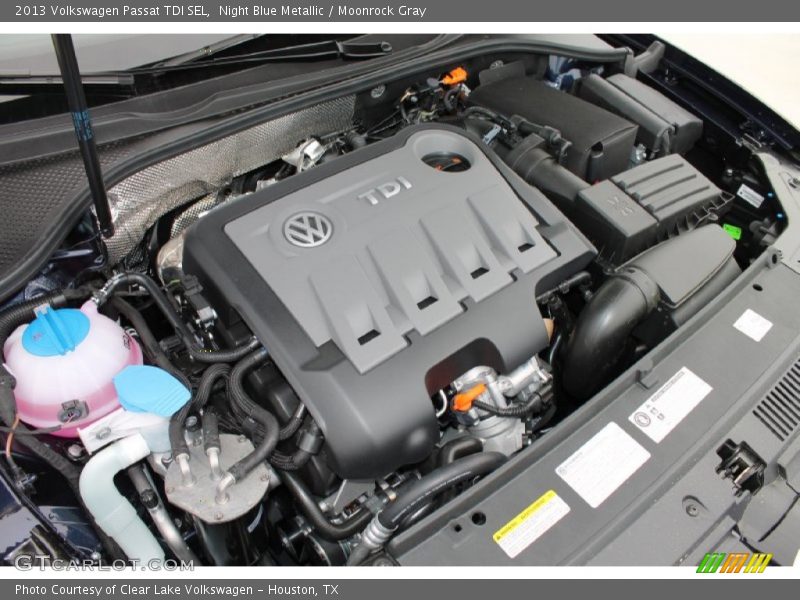 Night Blue Metallic / Moonrock Gray 2013 Volkswagen Passat TDI SEL