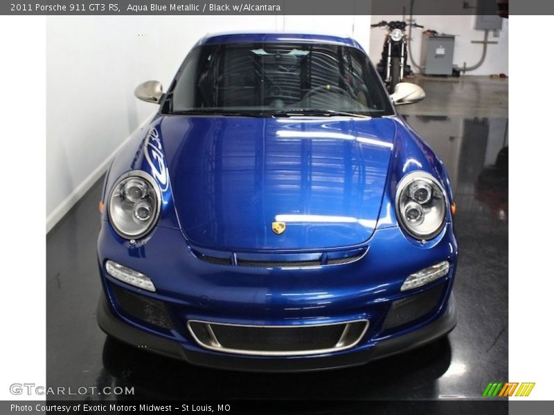 Aqua Blue Metallic / Black w/Alcantara 2011 Porsche 911 GT3 RS