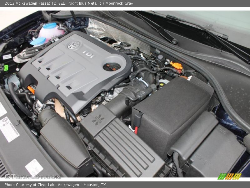 Night Blue Metallic / Moonrock Gray 2013 Volkswagen Passat TDI SEL