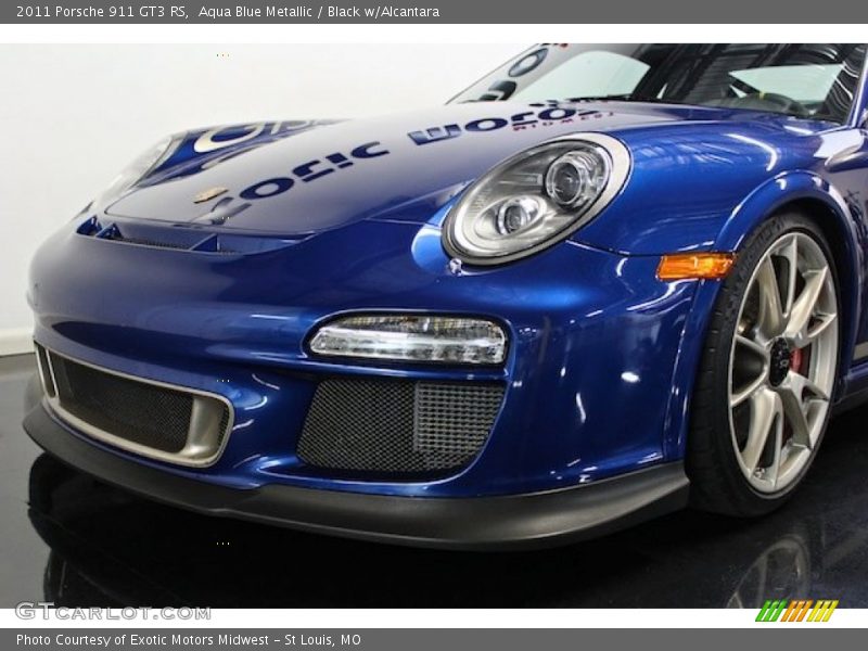 Aqua Blue Metallic / Black w/Alcantara 2011 Porsche 911 GT3 RS
