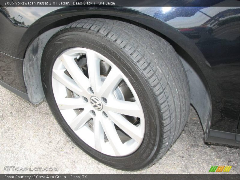 Deep Black / Pure Beige 2006 Volkswagen Passat 2.0T Sedan