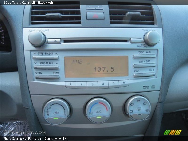 Black / Ash 2011 Toyota Camry LE