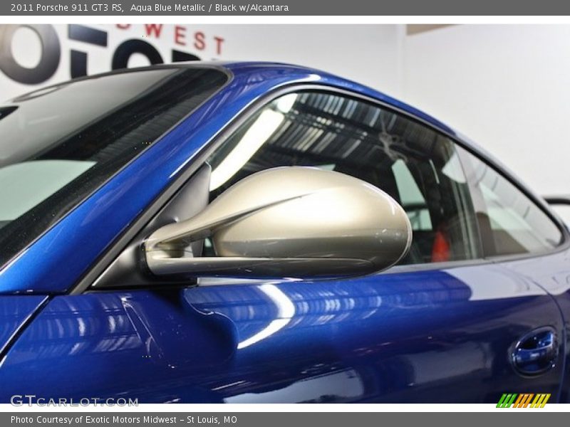 Aqua Blue Metallic / Black w/Alcantara 2011 Porsche 911 GT3 RS