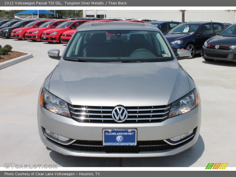 Tungsten Silver Metallic / Titan Black 2013 Volkswagen Passat TDI SEL