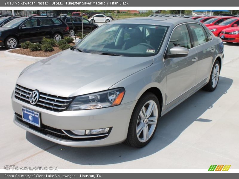Tungsten Silver Metallic / Titan Black 2013 Volkswagen Passat TDI SEL