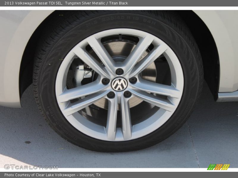 Tungsten Silver Metallic / Titan Black 2013 Volkswagen Passat TDI SEL