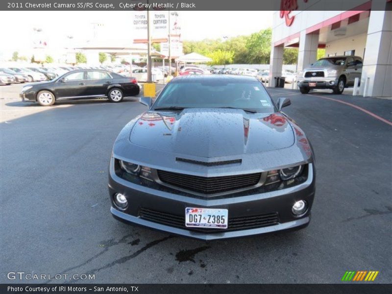 Cyber Gray Metallic / Black 2011 Chevrolet Camaro SS/RS Coupe