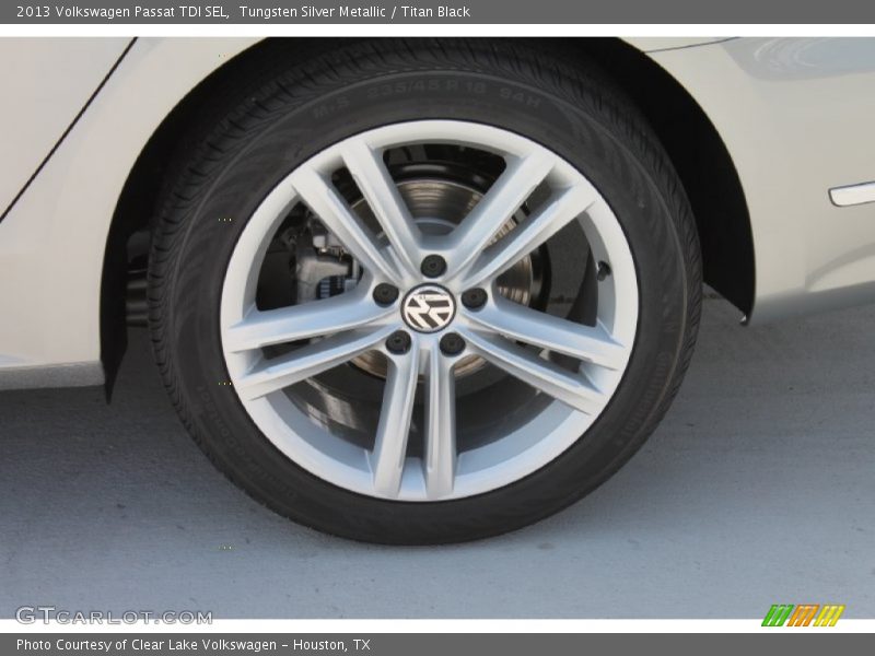 Tungsten Silver Metallic / Titan Black 2013 Volkswagen Passat TDI SEL