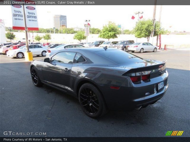 Cyber Gray Metallic / Black 2011 Chevrolet Camaro SS/RS Coupe