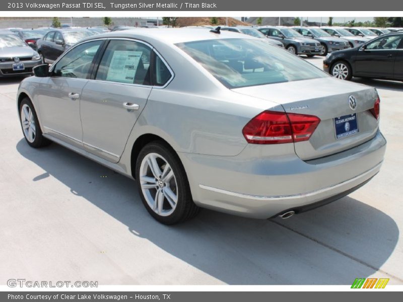 Tungsten Silver Metallic / Titan Black 2013 Volkswagen Passat TDI SEL