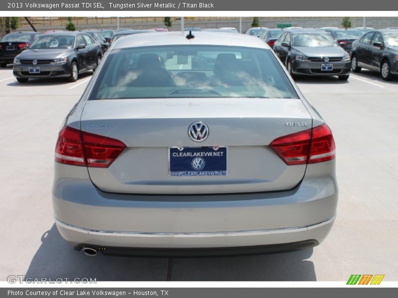 Tungsten Silver Metallic / Titan Black 2013 Volkswagen Passat TDI SEL