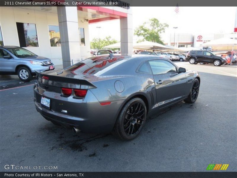 Cyber Gray Metallic / Black 2011 Chevrolet Camaro SS/RS Coupe