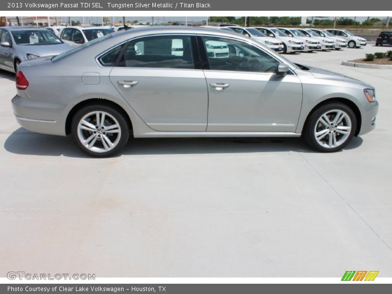 Tungsten Silver Metallic / Titan Black 2013 Volkswagen Passat TDI SEL