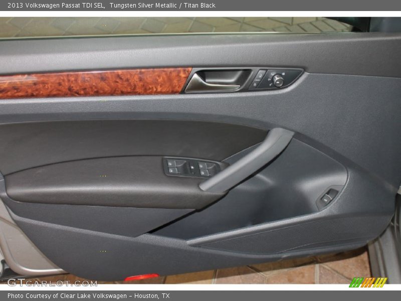 Tungsten Silver Metallic / Titan Black 2013 Volkswagen Passat TDI SEL