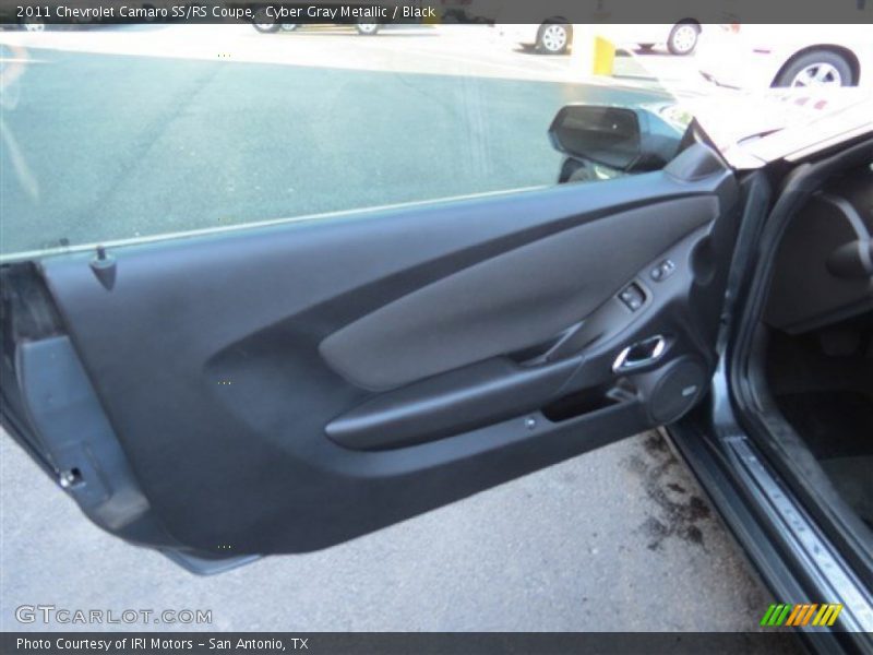 Cyber Gray Metallic / Black 2011 Chevrolet Camaro SS/RS Coupe