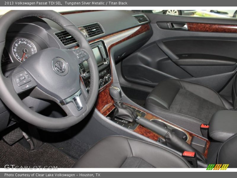 Tungsten Silver Metallic / Titan Black 2013 Volkswagen Passat TDI SEL