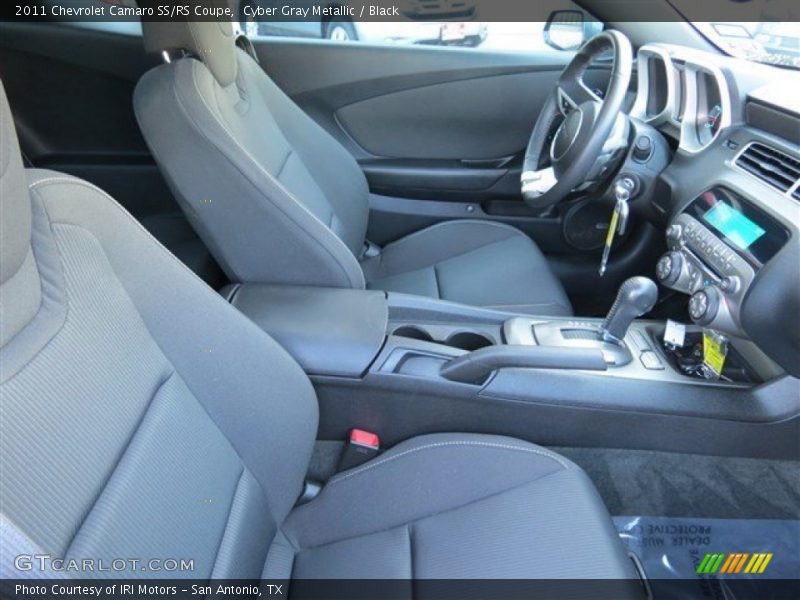 Cyber Gray Metallic / Black 2011 Chevrolet Camaro SS/RS Coupe