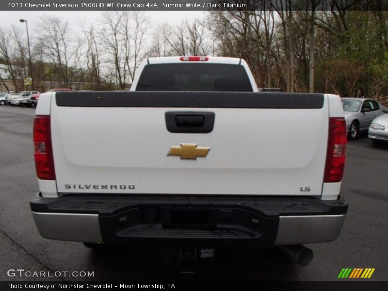 Summit White / Dark Titanium 2013 Chevrolet Silverado 3500HD WT Crew Cab 4x4