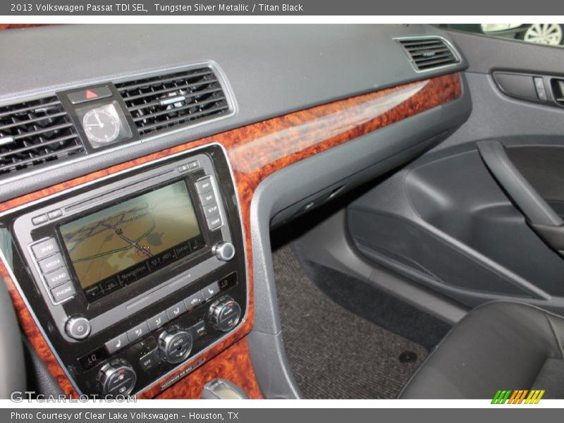 Tungsten Silver Metallic / Titan Black 2013 Volkswagen Passat TDI SEL